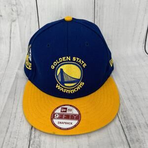 Golden State Warriors Basketball New Era 9Fifty 100% Wool USA Snapback Cap Hat